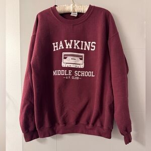 STRANGER THINGS Hawkins Middle School AV Club sweatshirt